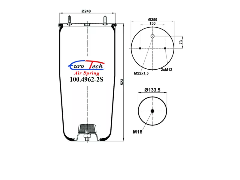 Air Springs - Service Assembly