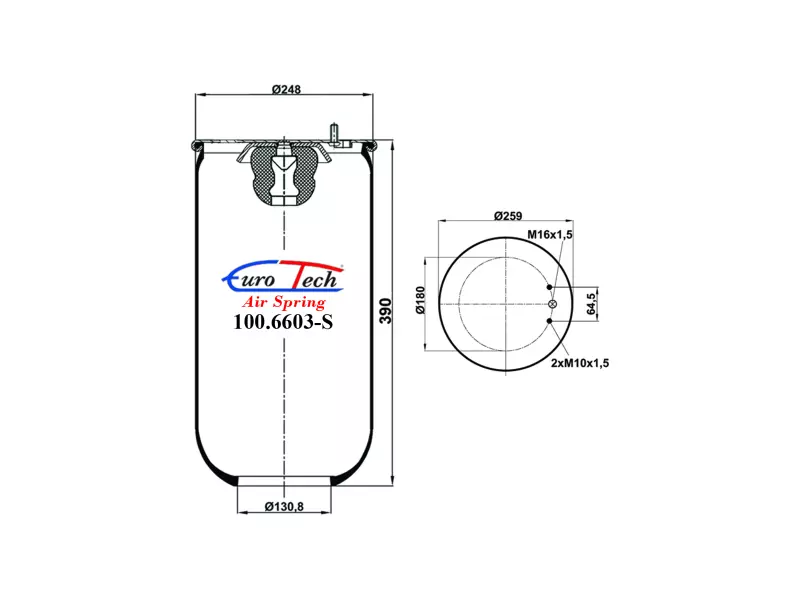 Air Springs - Service Assembly