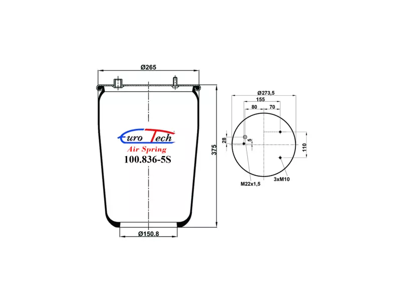 Air Springs - Service Assembly