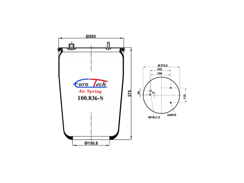 Air Springs - Service Assembly