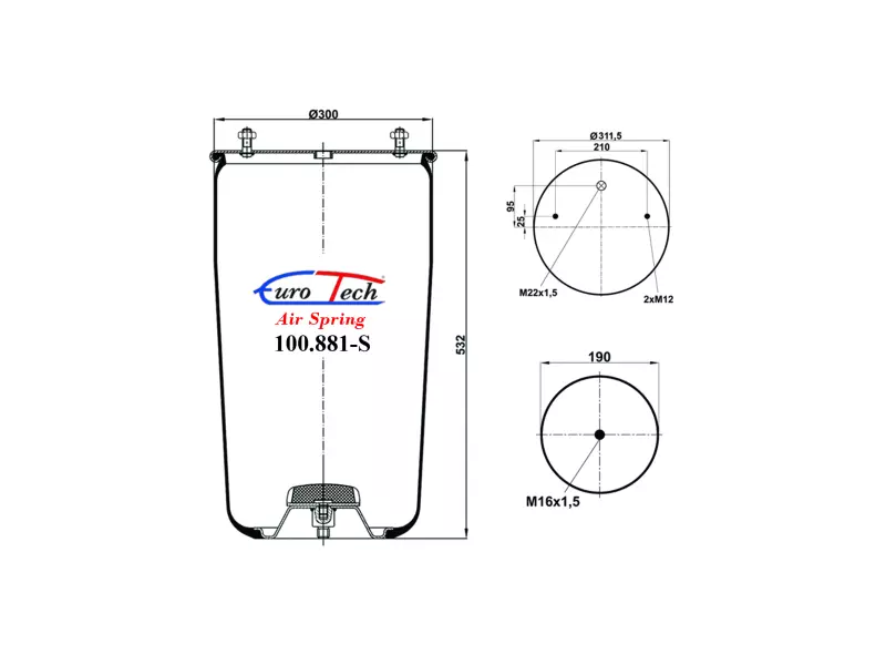 Air Springs - Service Assembly
