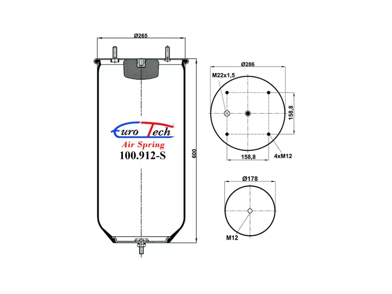 Air Springs - Service Assembly