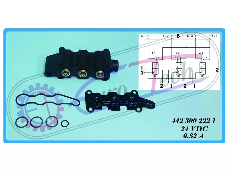 ECAS Solenoid Valve Repair Kits