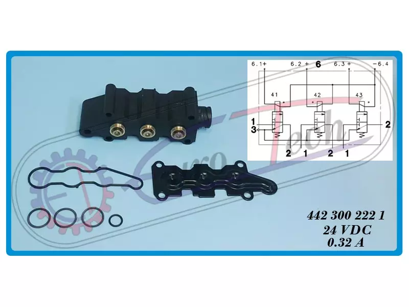 ECAS Solenoid Valve Repair Kits