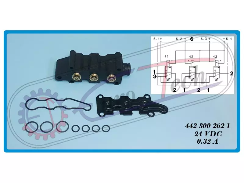 ECAS Solenoid Valve Repair Kits