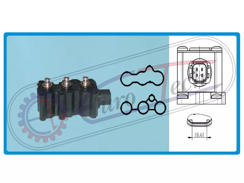 ECAS Solenoid Valve Repair Kits