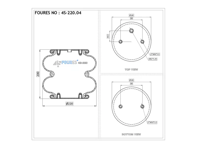 Convoluted Air Springs