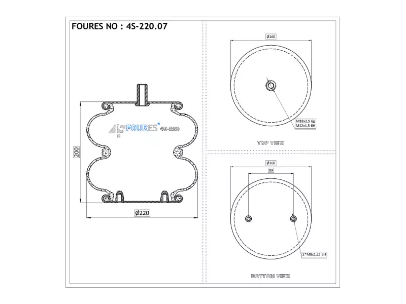 Convoluted Air Springs