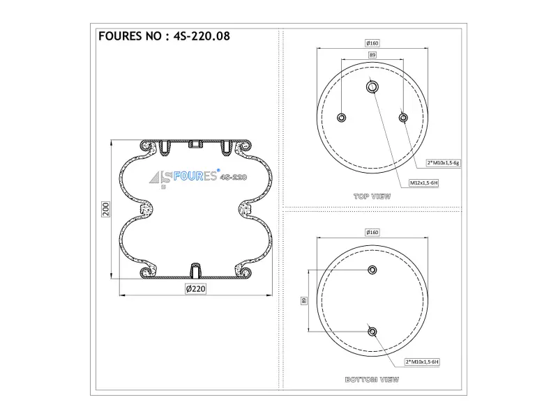 Convoluted Air Springs