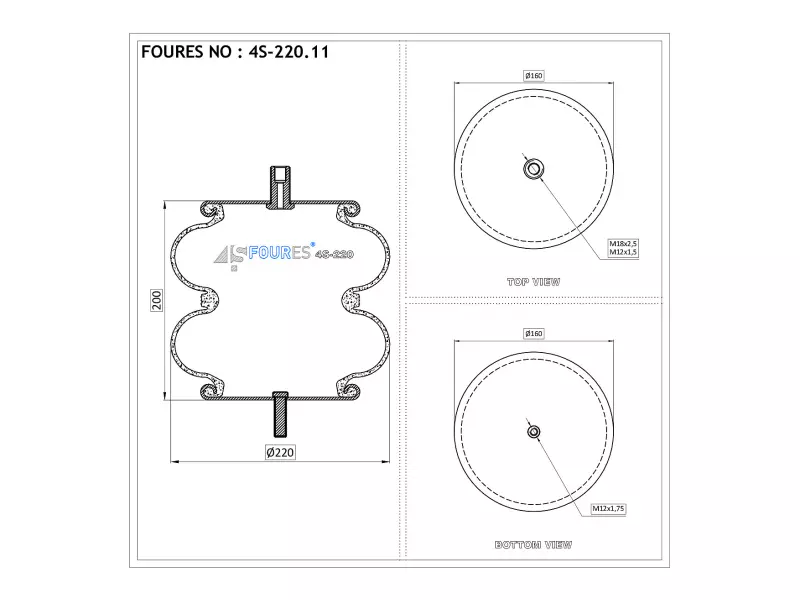 Convoluted Air Springs