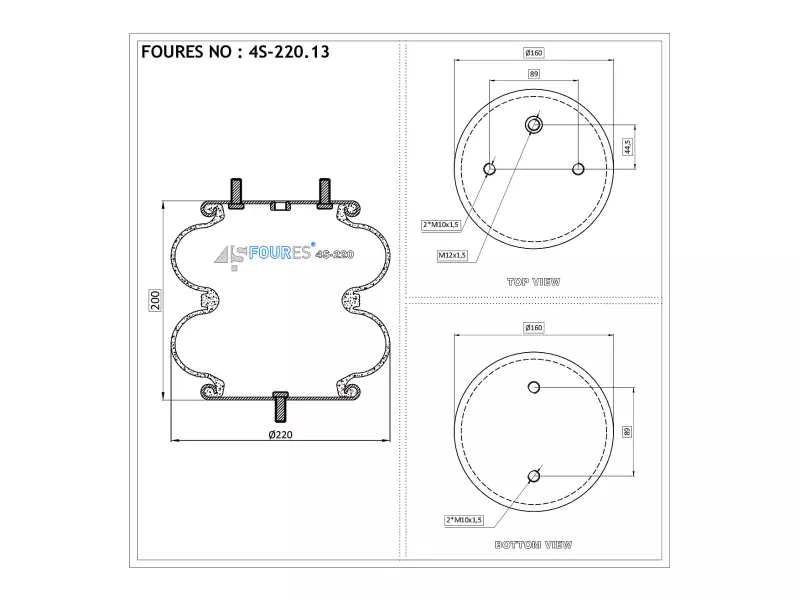 Convoluted Air Springs