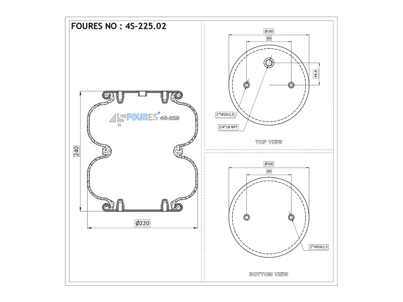Convoluted Air Springs