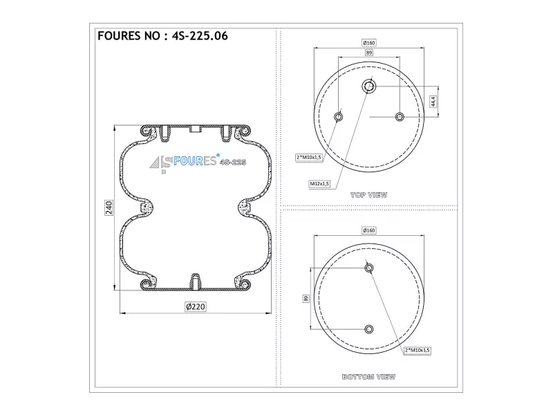 Convoluted Air Springs