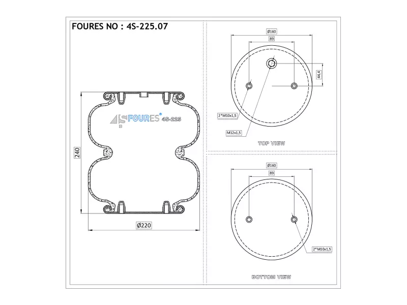Convoluted Air Springs