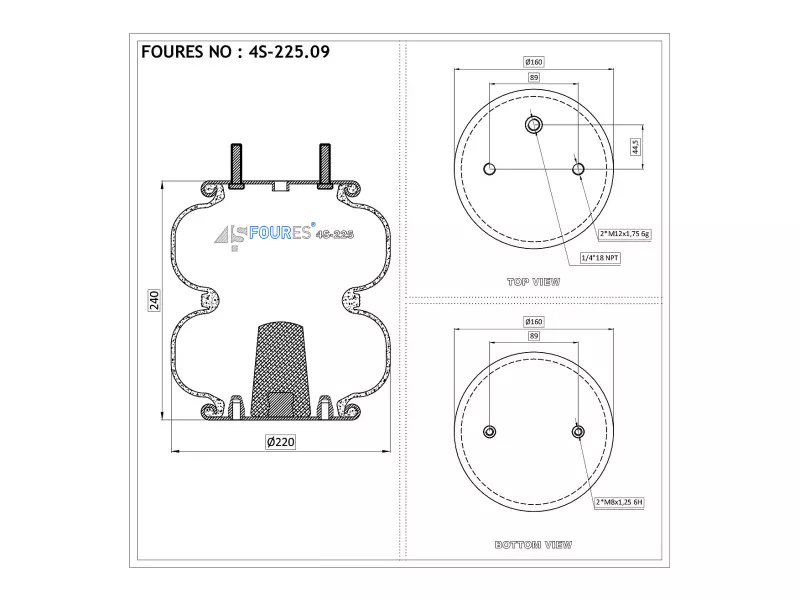 Convoluted Air Springs