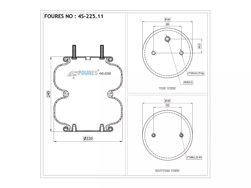 Convoluted Air Springs