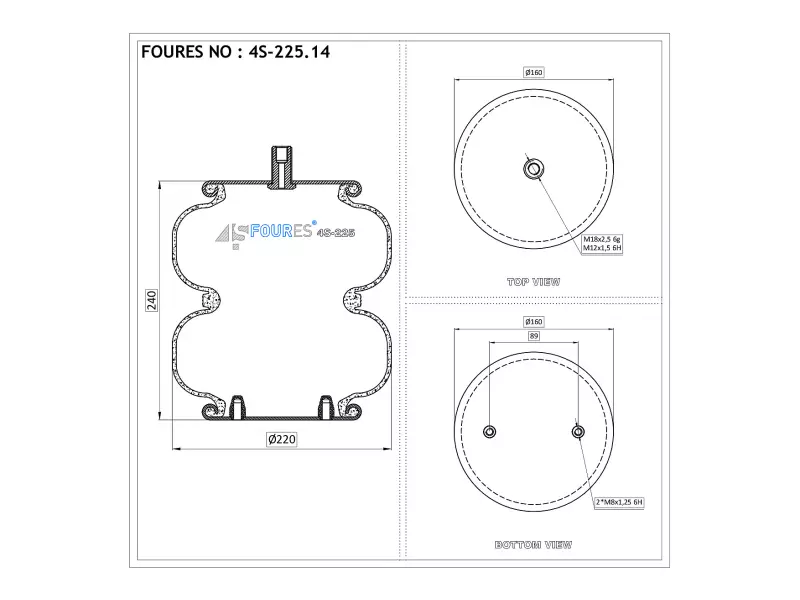 Convoluted Air Springs