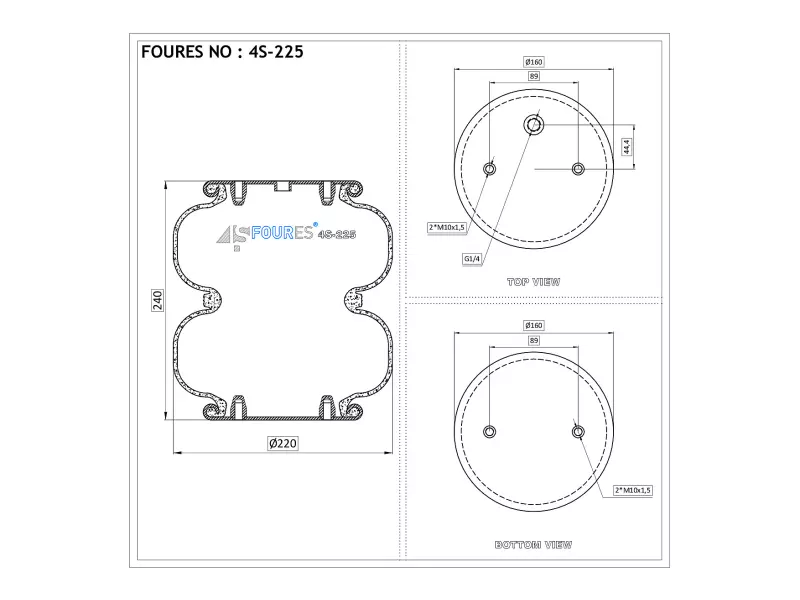 Convoluted Air Springs