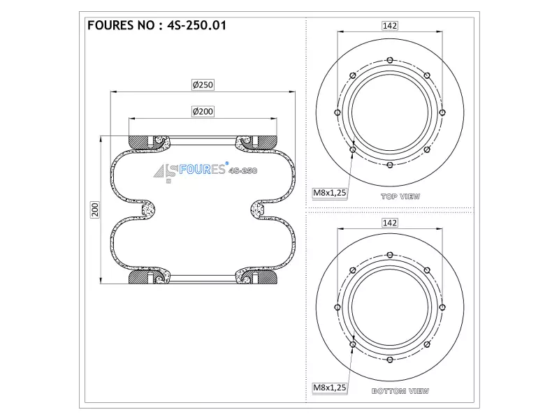 Convoluted Air Springs