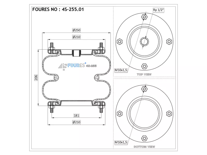 Convoluted Air Springs