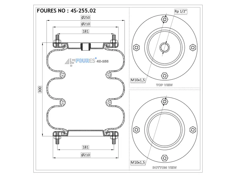 Convoluted Air Springs