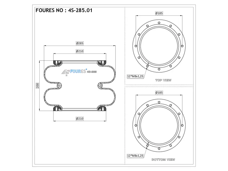 Convoluted Air Springs