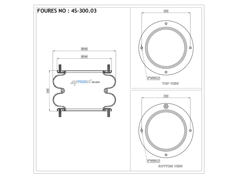 Convoluted Air Springs