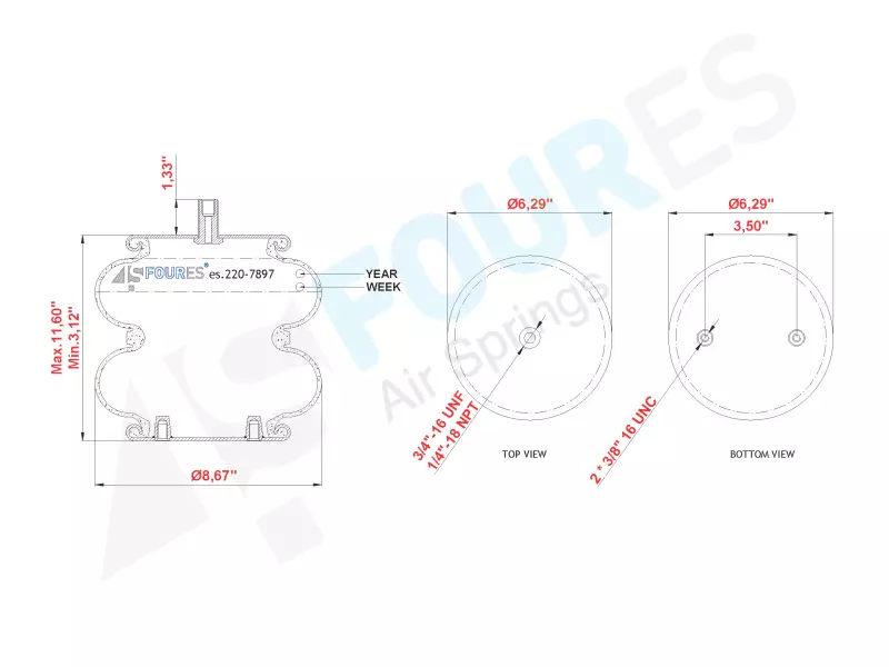 Convoluted Air Spring