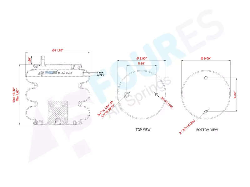 Convoluted Air Spring