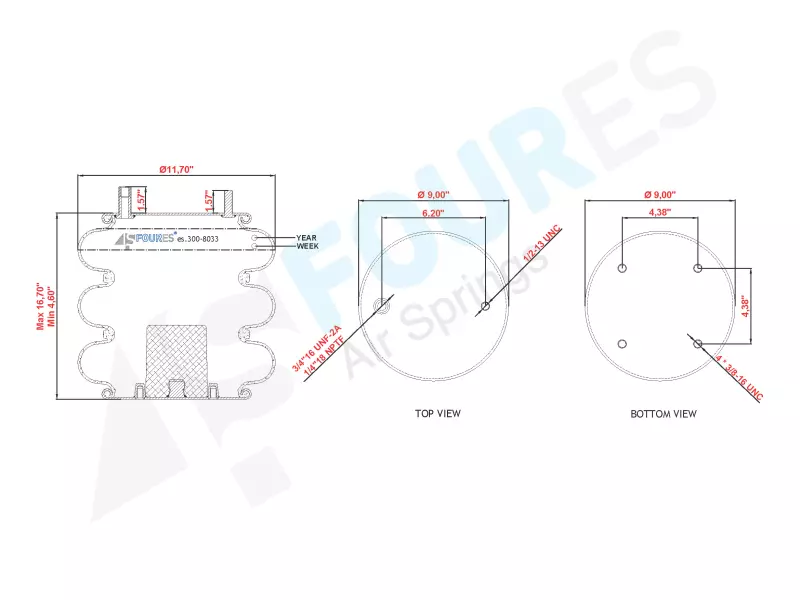 Convoluted Air Spring