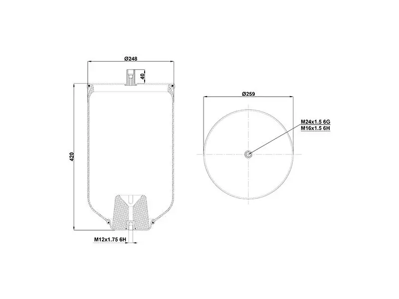 Air Spring Service Assembly