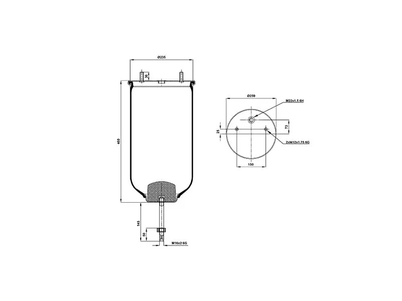 Air Spring Service Assembly