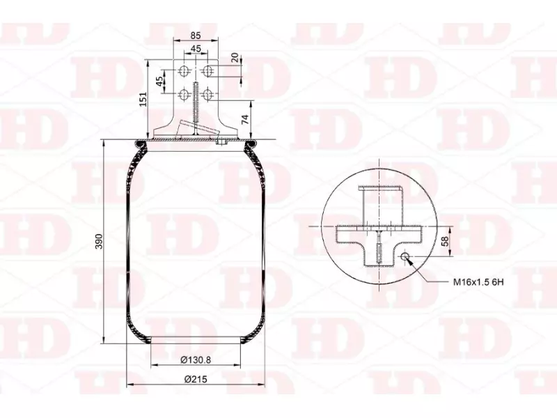 Air Spring Service Assembly