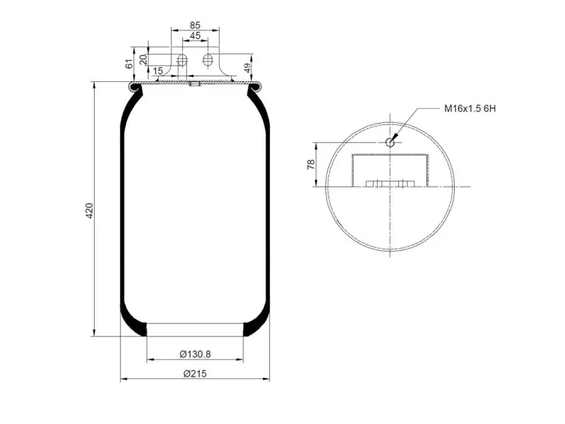 Air Spring Service Assembly