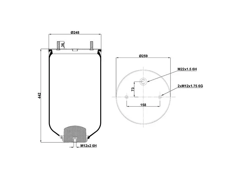 Air Spring Service Assembly