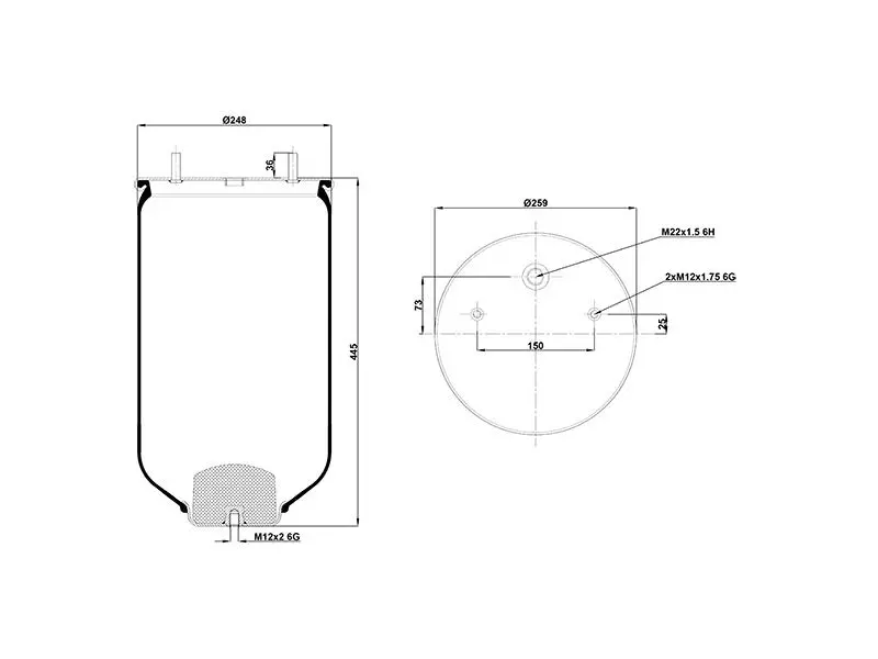 Air Spring Service Assembly