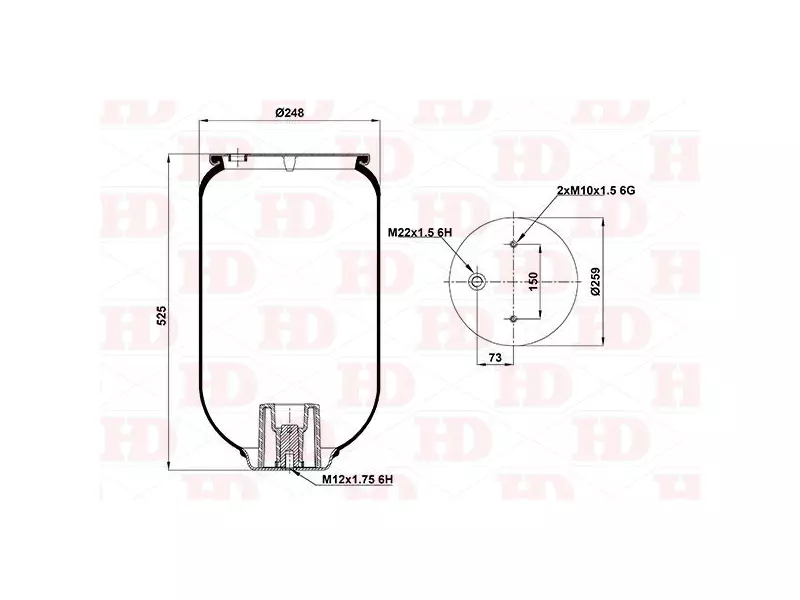 Air Spring Service Assembly