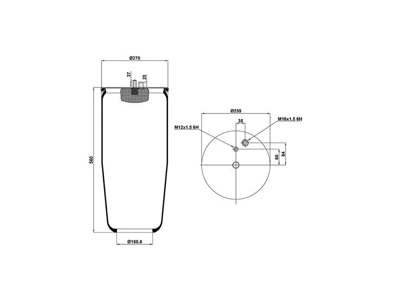 Air Spring Service Assembly