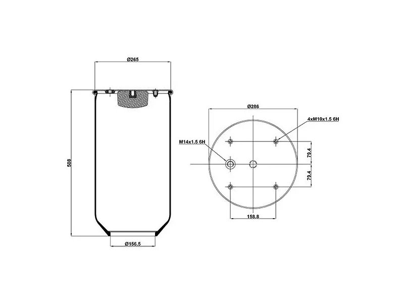 Air Spring Service Assembly