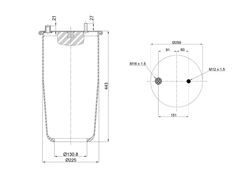 Air Spring Service Assembly
