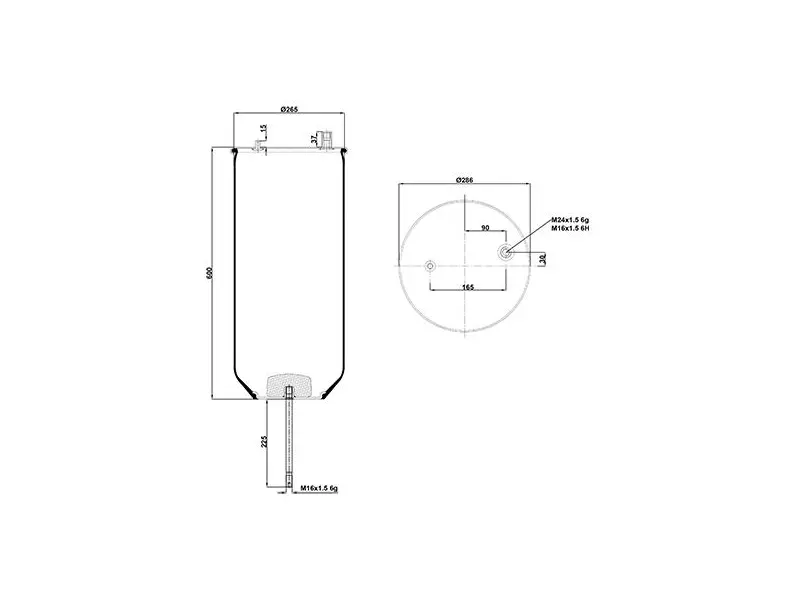 Air Spring Service Assembly