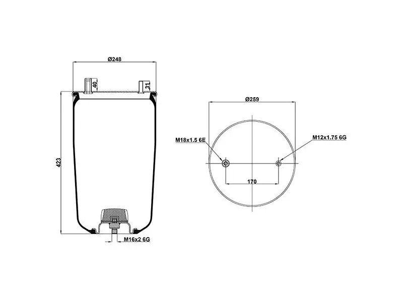 Air Spring Service Assembly