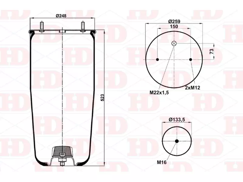 Air Spring Service Assembly