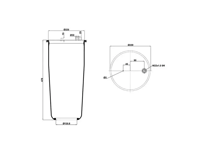 Air Spring Service Assembly