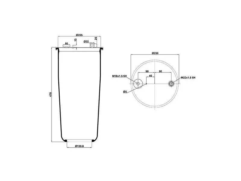 Air Spring Service Assembly
