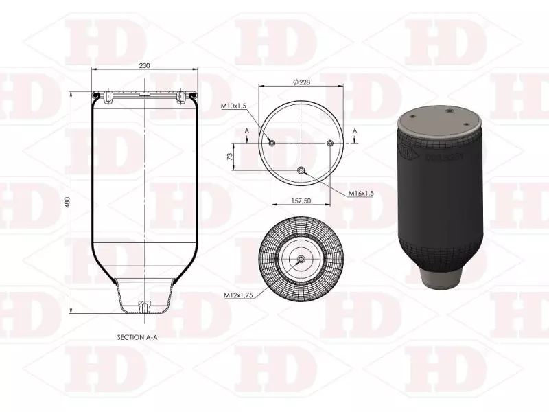 Air Spring Service Assembly