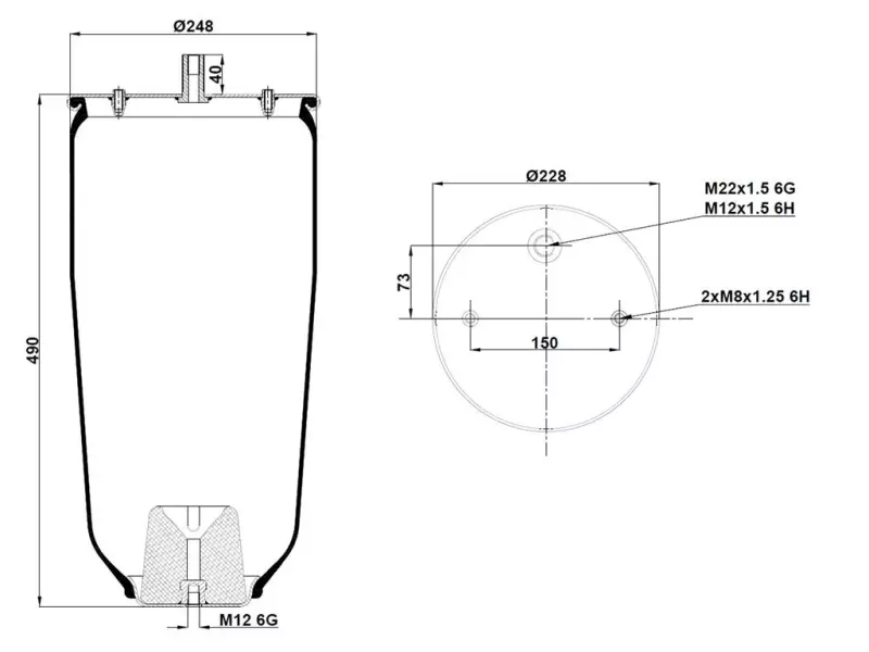 Air Spring Service Assembly