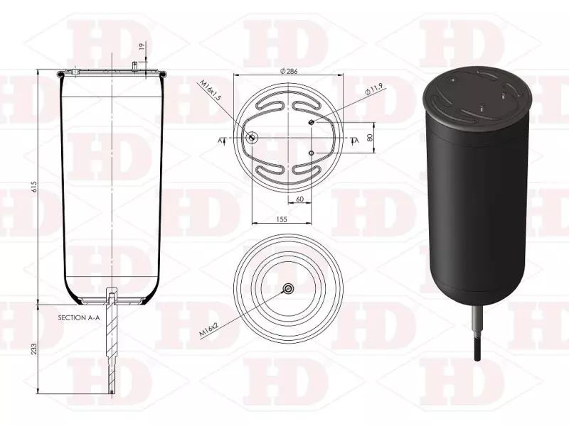 Air Spring Service Assembly