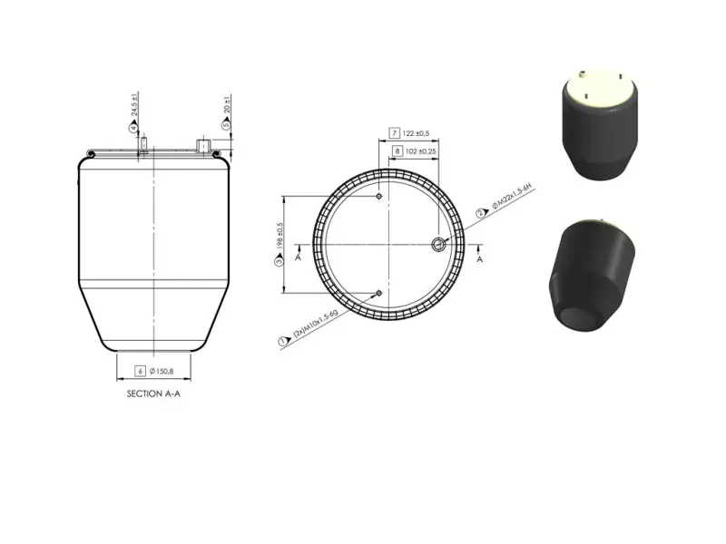 Air Spring Service Assembly