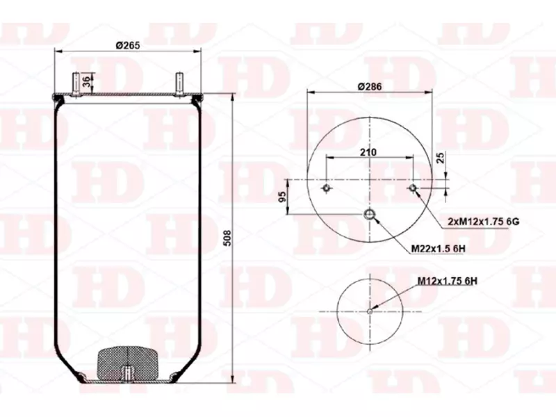 Air Spring Service Assembly